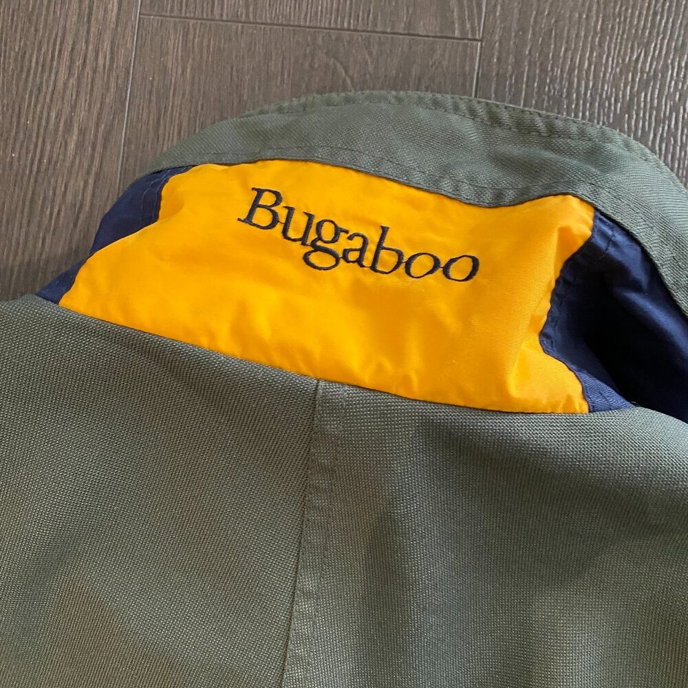COLUMBIA 'BUGABOO' JACKET NAVY GREEN YELLOW SIZE LARGE PREOWNED - Picture 3 of 16